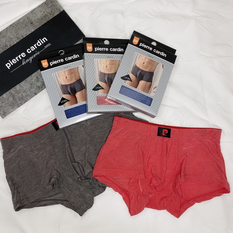 [Pierre Cardin] Men's Close-Fitting Skinny Boxer Briefs | Shopee Malaysia