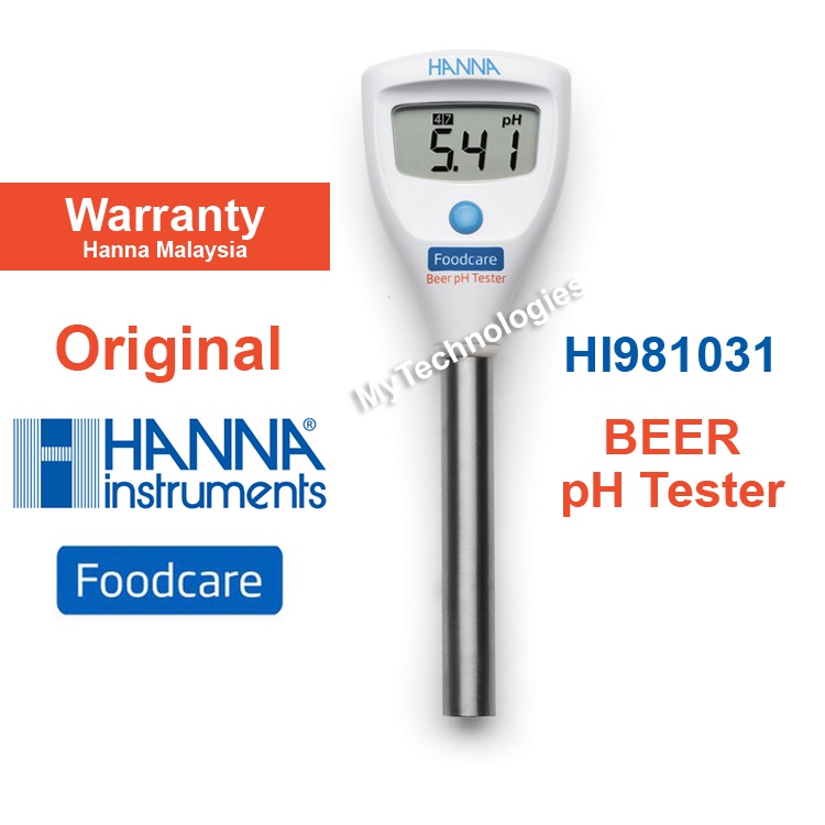Hanna Foodcare Beer pH Tester HI981031 Hanna Instruments pH meter HI
