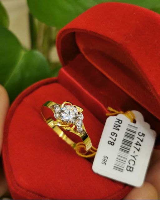 Set Cincin Tunang Dan Nikah Emas 916 Malaysia