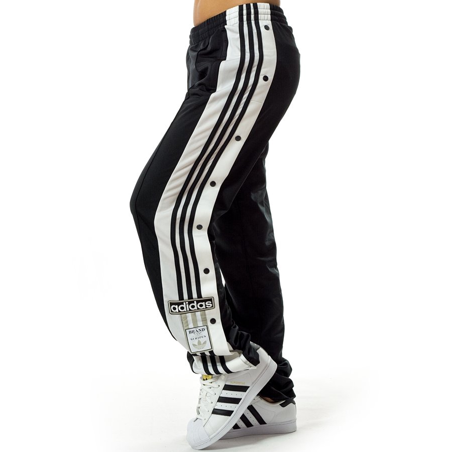 adidas pants with side buttons
