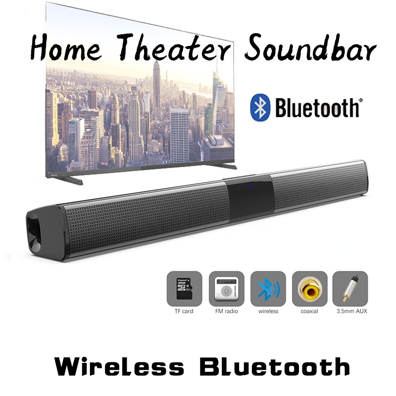 TV Soundbar Wired and Wireless Bluetooth Speakers Home Surround Soundbar for PC home Theater restauran TV Speaker caixa de som