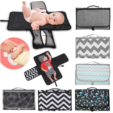 diaper bag with fold out changing pad