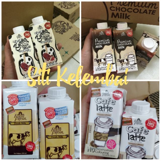 !! SUSU FARM FRESH UHT KURMA, COKLAT, FRESH MILK & LATTE ...