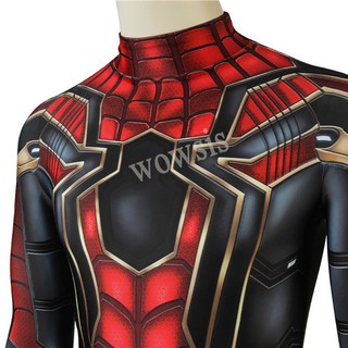 Avengers Infinity War Spider-Man Costume Cosplay Jumpsuit ...
