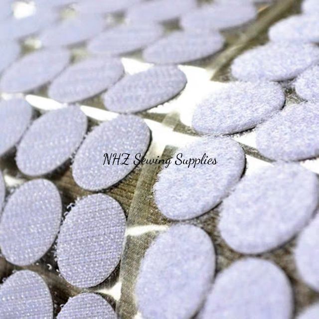 2.5cm Self Adhesive Round Velcro Dots, Velcro Bulat Bergam (50pairs