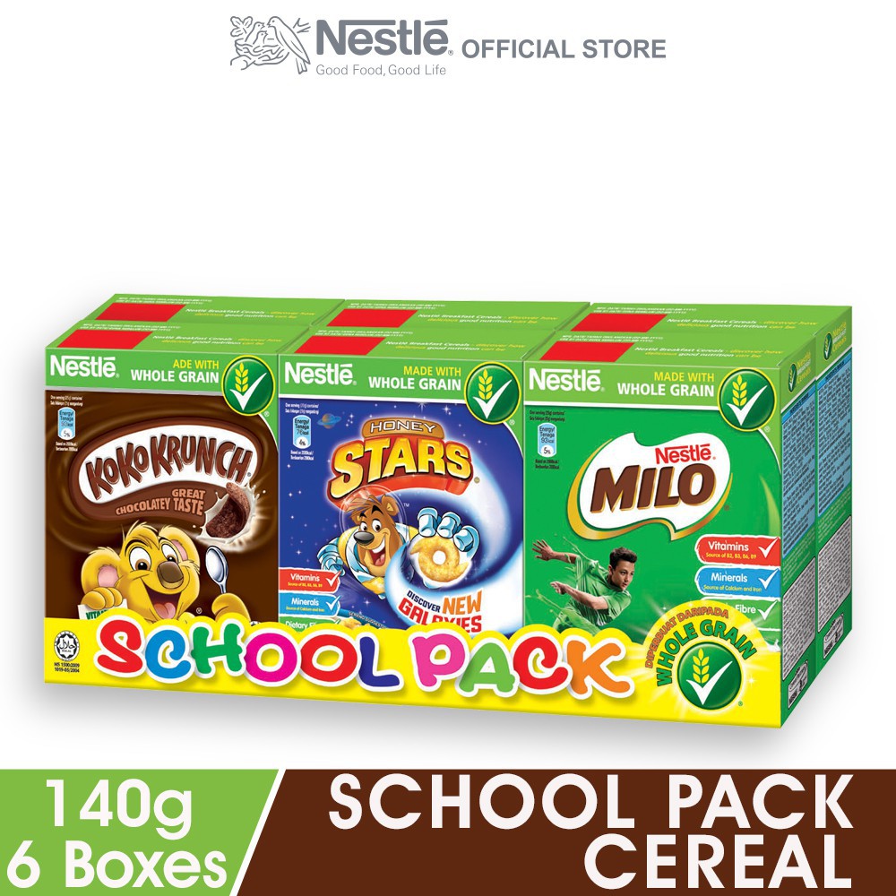 Nestle School Pack Cereal (25g x 6 Boxes) Shopee Malaysia