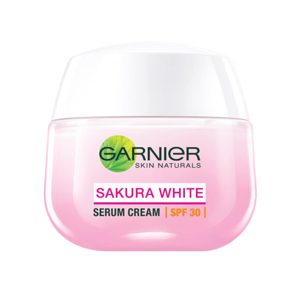 Review Garnier Sakura White Day Cream Tube