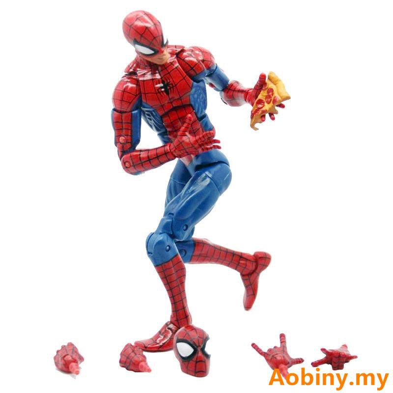 marvel legends pizza spider man