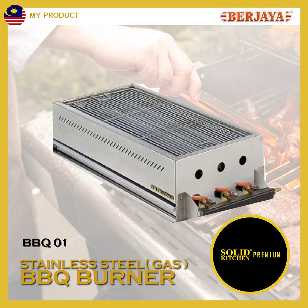 BERJAYA STAINLESS STEEL ( GAS ) BBQ BURNER  BBQ 01  Shopee Malaysia