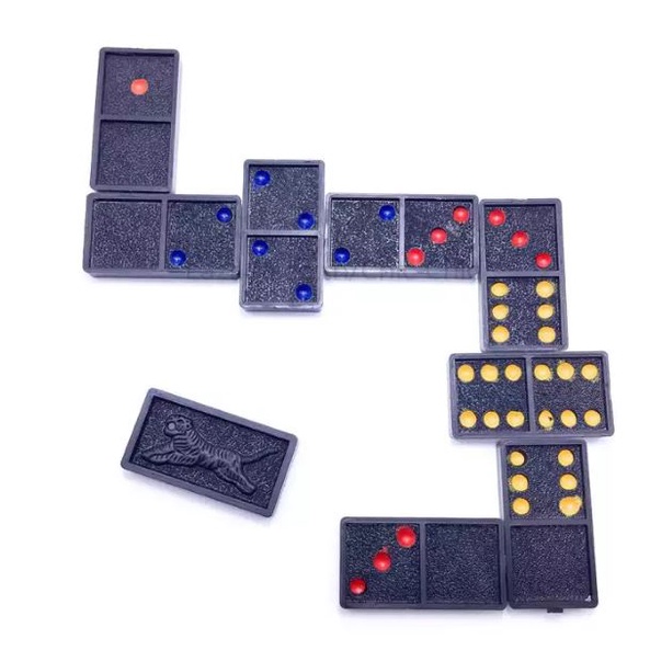 Durable Premium •_ • Domino Small Box Board Game Puzzle Arranged Must - Image 4