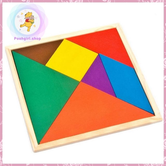 wooden triangle puzzle