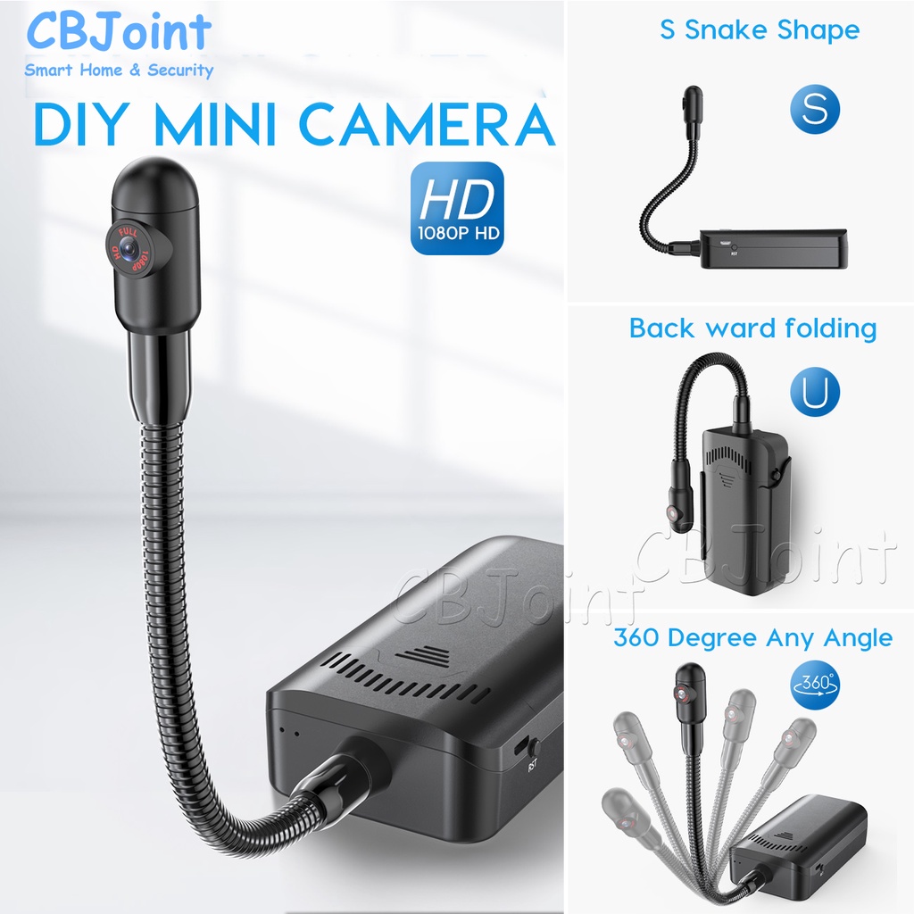 CBJoint CCTV Wireless Battery Camera Hidden Camera Wireless CCTV Hidden Camera Mini Camera Spy Camera Pinhole camera WIFI CCTV Baby Monitor Camera CCTV Camera Security Camera WIFI CAMERA Pet Camera Pet CCTV Mini Auto Tracking Pan Tilt Cloud Storage