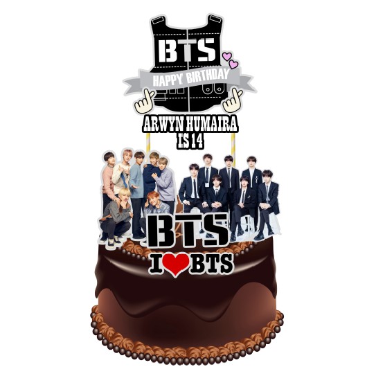 Bts Cake Decorations