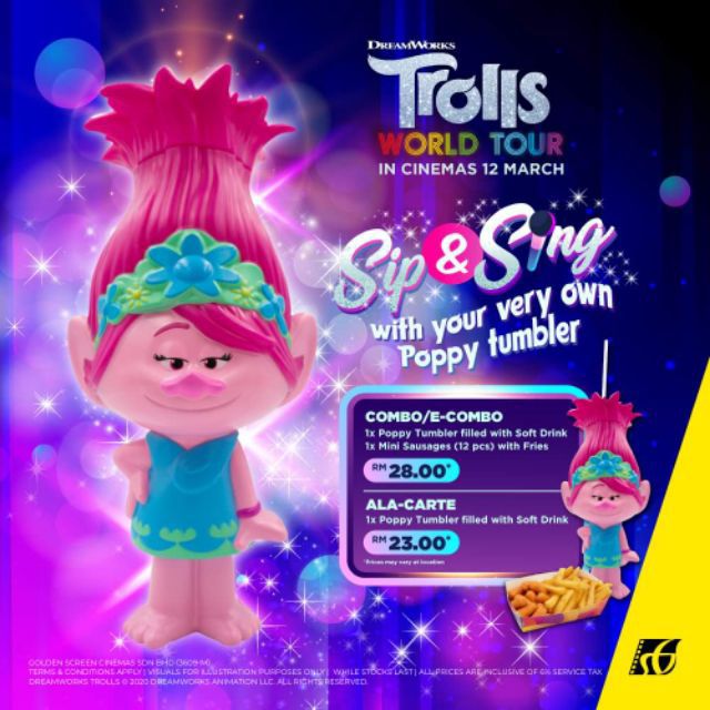 Dreamworks Animation Trolls World Tour Series GSC Cinema Original Movie ...