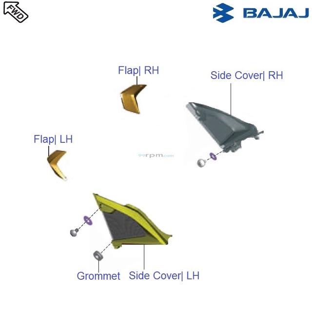 rs200 side fairing price