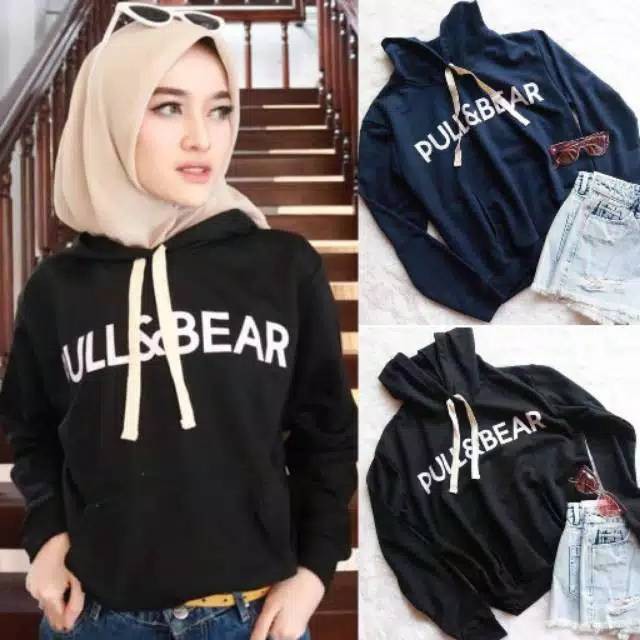 hoodie pull and bear shopee