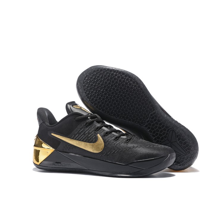 kobe black and gold basketball shoes