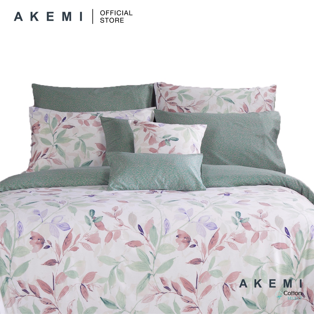 AKEMI Adore Cotton Select Fitted Bedsheet Set 730TC Ryanne (King/Queen/Super Single) Shopee
