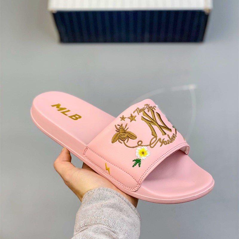 MLB 9 Colors Men and Women Sandals Original Girl Flip Flops NY Slipper | Shopee Malaysia MLB 9 Colors Men and Women Sandals Original Girl Flip Flops NY Slipper | Shopee Malaysia