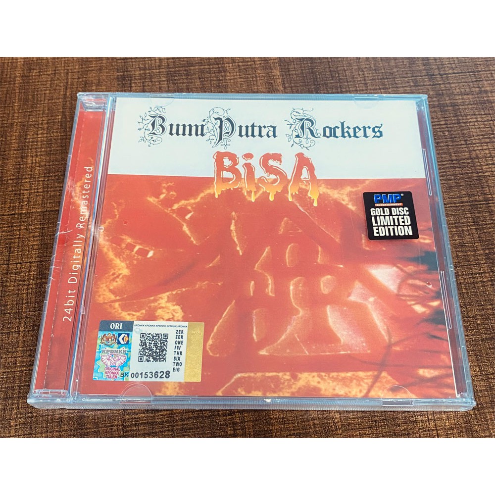 BUMI PUTRA ROCKERS : BISA ALBUM CD (10 LAGU / GOLD DISC LIMITED 