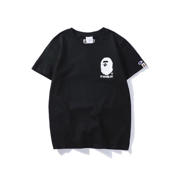 champion x bape tee