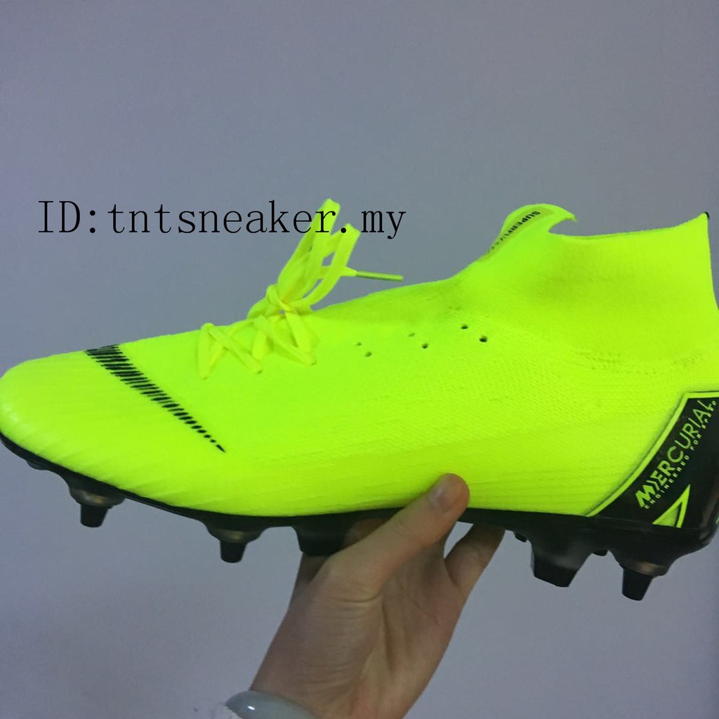 Soccer shoes Nike Mercurial Superfly VI Pro FG Stealth OPS.