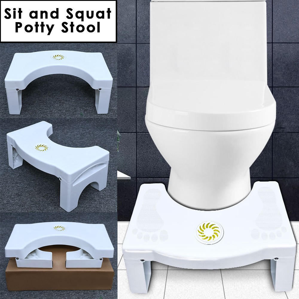 New Sit And Squat Squatty Eco Toilet Ergo Potty Toilet Stool Healthy