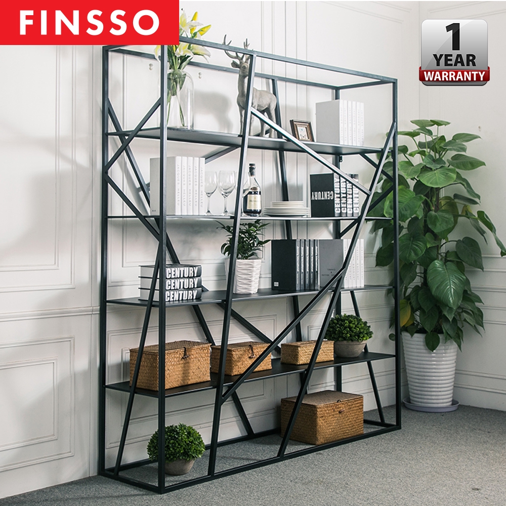 FINSSO : [FULLY ASSEMBLE] American Iron Multi- Storey Bookcase/ Hall divider