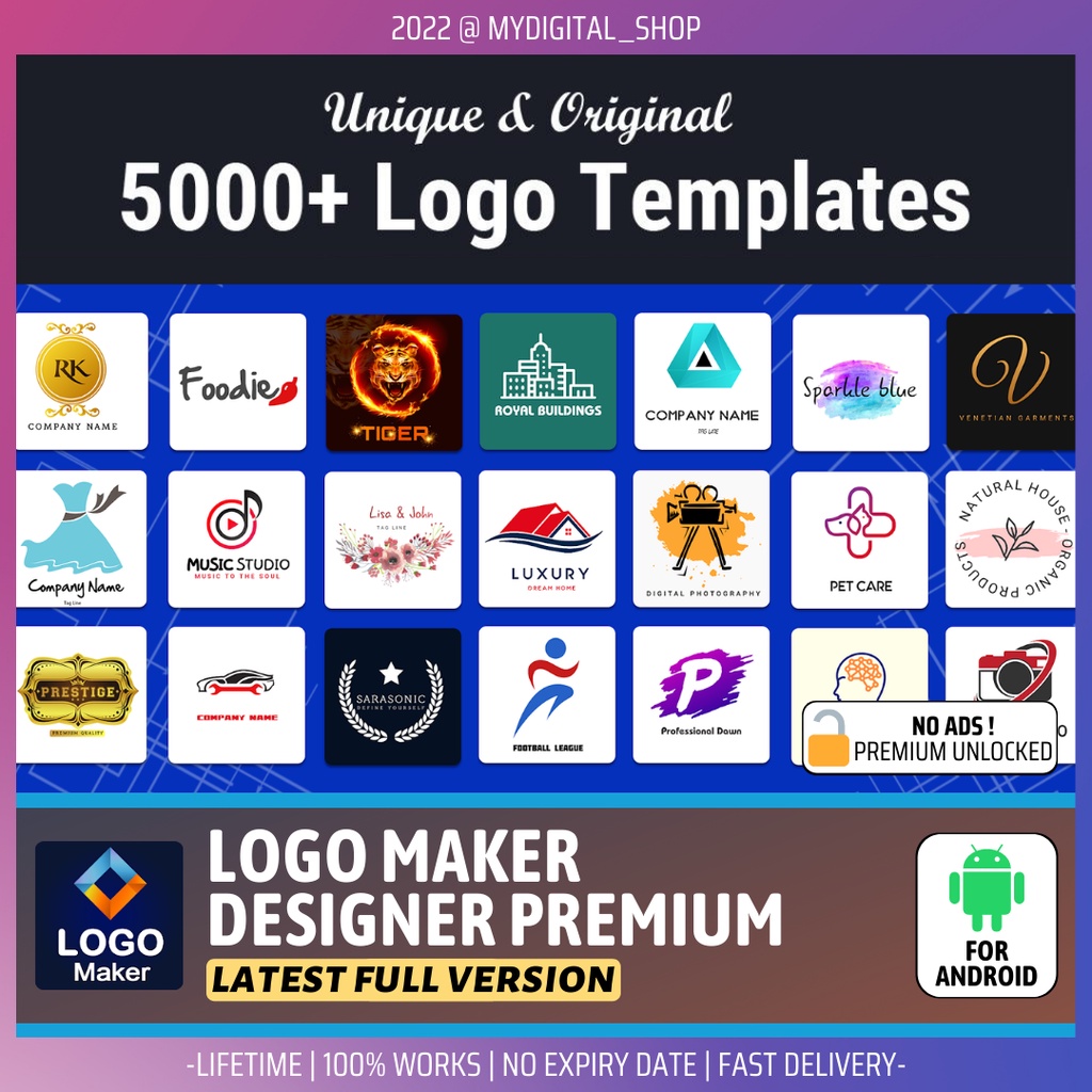 [Android] Logo Maker Designer Premium 2022 | Full Version Unlocked ...