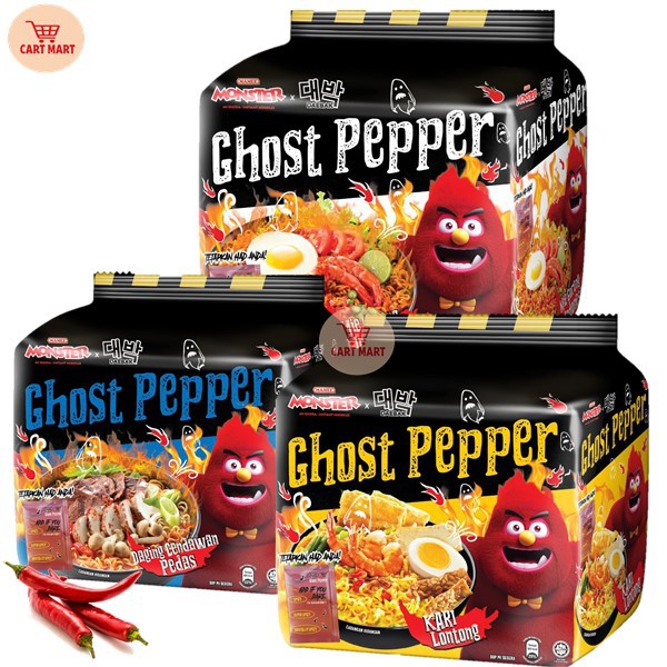 Mamee Monster Ghost Pepper Instant Noodle Shopee Malaysia
