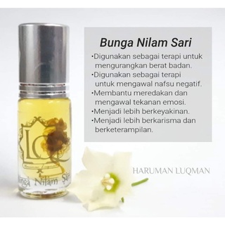 3ml Haruman Luqman Bunga Nilam Sari Perfume 1 X 3ml Lq Minyak Wangi Grey Shopee Malaysia