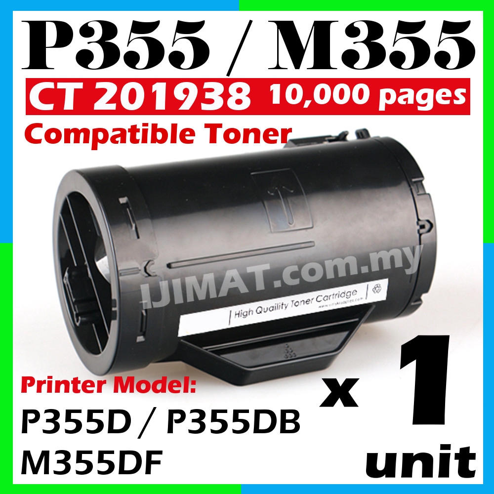 P355 M355 Compatible 10,000Pages Yield Toner Fuji Xerox DocuPrint ...