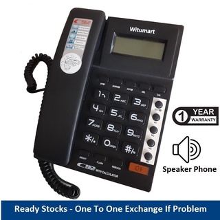 Basic Telephone l Telefon Rumah l Landing Telephone - Speaker Phone -  Warranty 1 Years