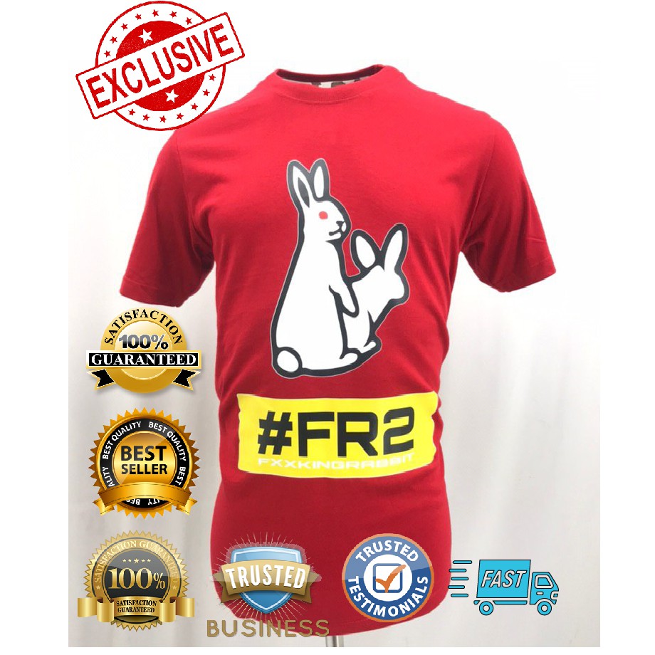 Hypebeast Japan Collection Tshirt Fxxking Rabbit Fr2 Shopee Malaysia