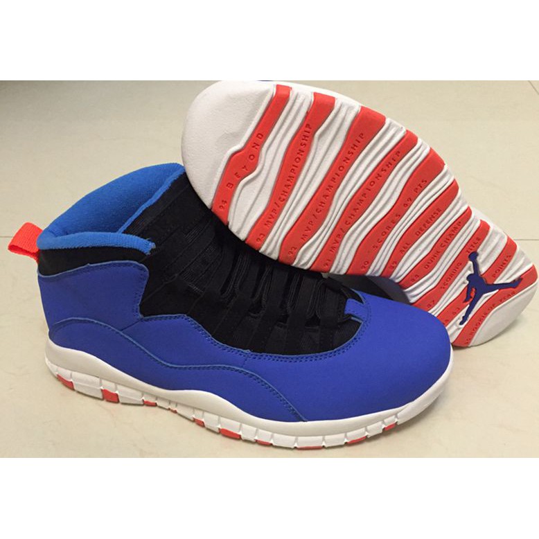 air jordan 10 retro blue and red