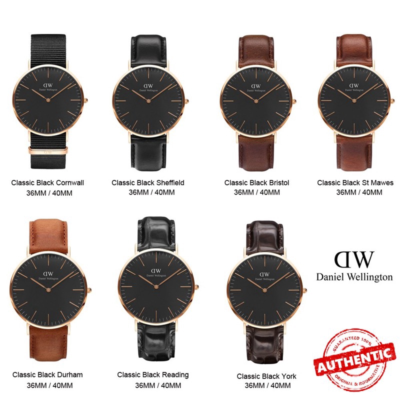 daniel wellington classic cornwall 36mm