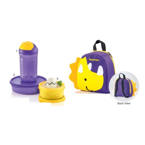 ❤WHILE STOCK LAST❤ Tupperware Little Explorer Dino-Set (With or Without Bag)