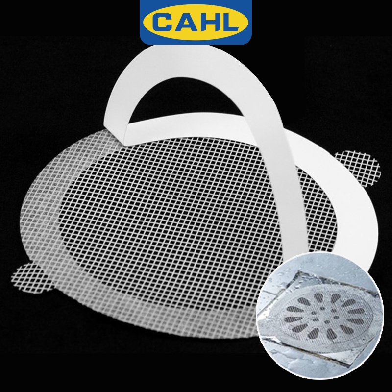 Disposable Shower Drain Hair Catcher,Shower Drain Dog Hair Catcher Cover for Showers & Bathtubs Mesh Stickers