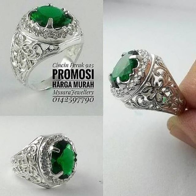  CINCIN  LELAKI PERAK 925 ASLI Shopee Malaysia 