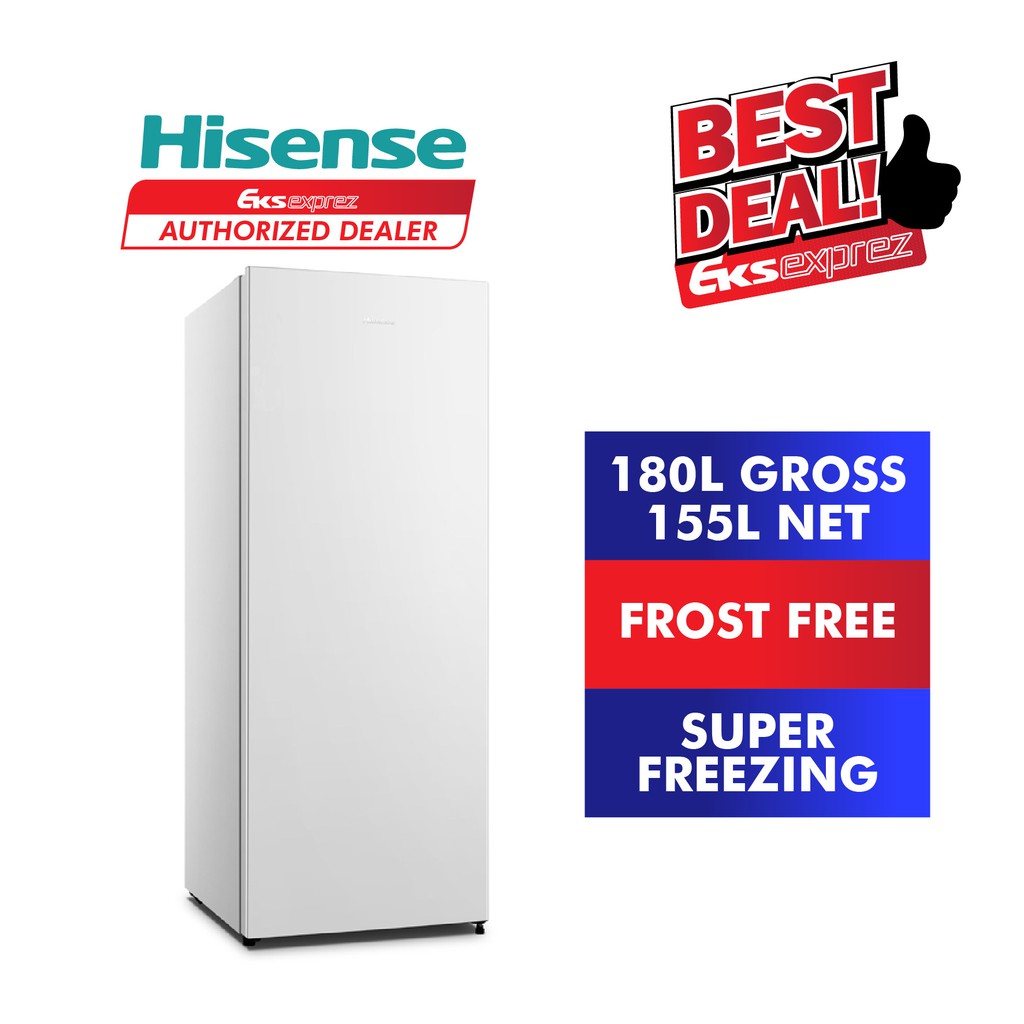 Hisense Frost Free Upright/Vertical/Standing Freezer (180L) FV188N4AWN
