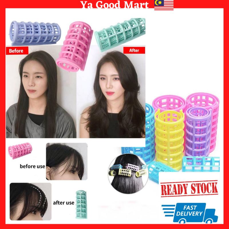 [READY STOCK] Hair Curlers Hair Volume Air Bangs Roll Artifact Lazy