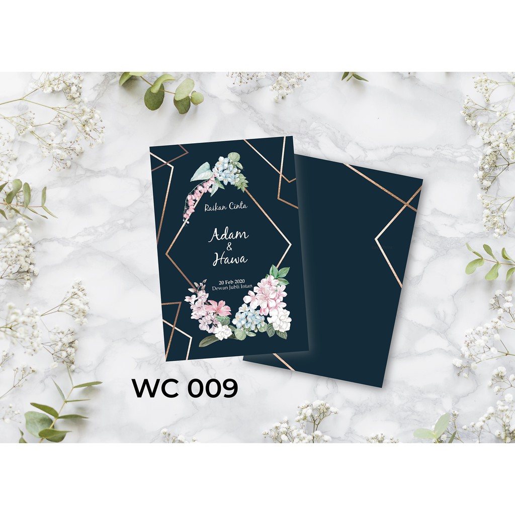 Murah Kad Kahwin Wedding Cards 100pcs Shopee Malaysia