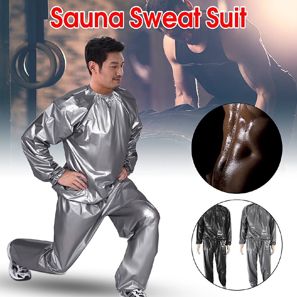 Heavy Duty Sweat Suit Sauna Suit Anti Rip Weight Loss Training Gym Suit Fitness Clothing Accessories Sauna Suits Research Unir Net