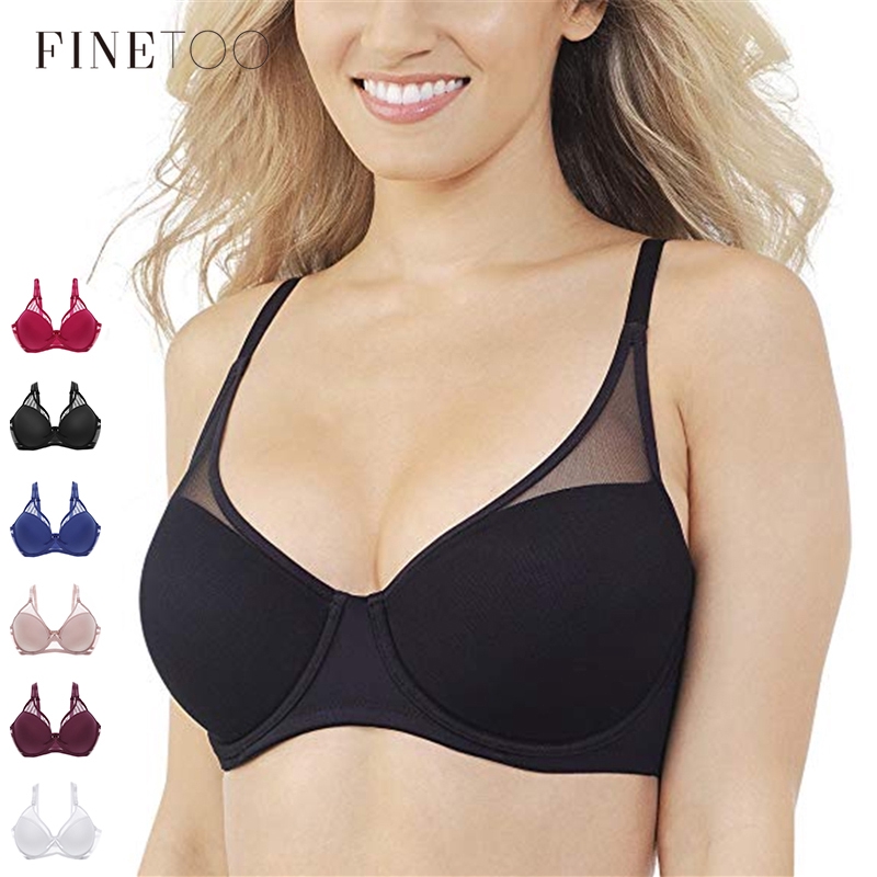 Finetoo 6 Color Womens Bra Abcd Cup Push Up 2019 Solid Seamless Bralette Top Sexy Lingerie 5236