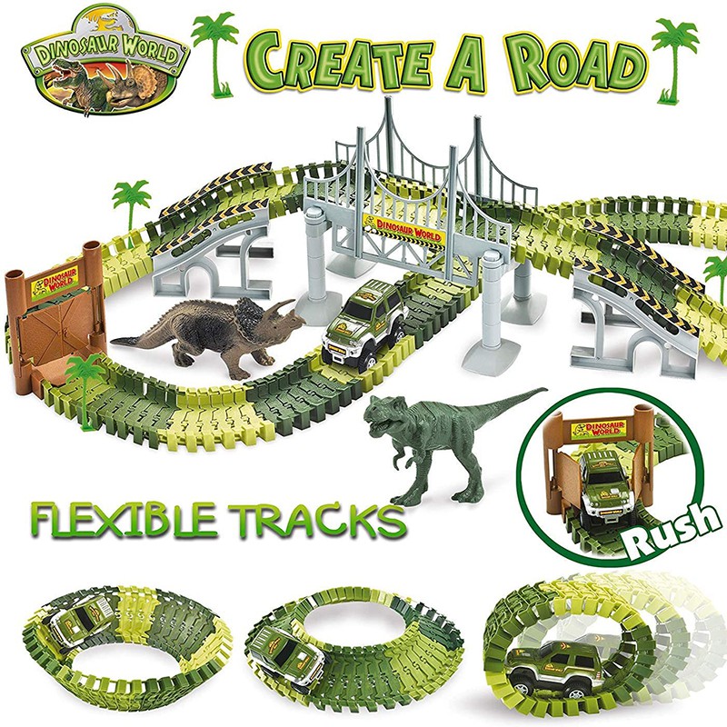 flexible track car set