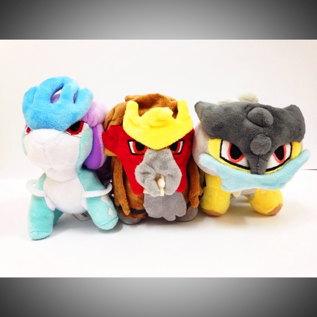 Legendary Pokemon Plush Suicune Entei Raikou Shopee Malaysia