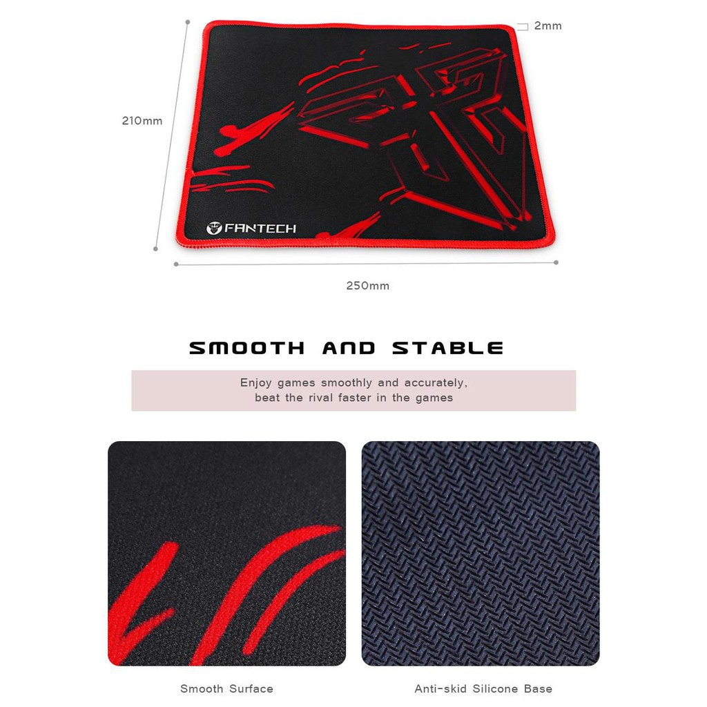 100% Original Fantech SVEN MP25 High Non-Slip Base Gaming Mouse Pad with Edge Sewed