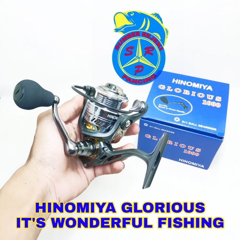 Hinomiya Glorious 1000 3000 Power Handle Reel Shopee Malaysia