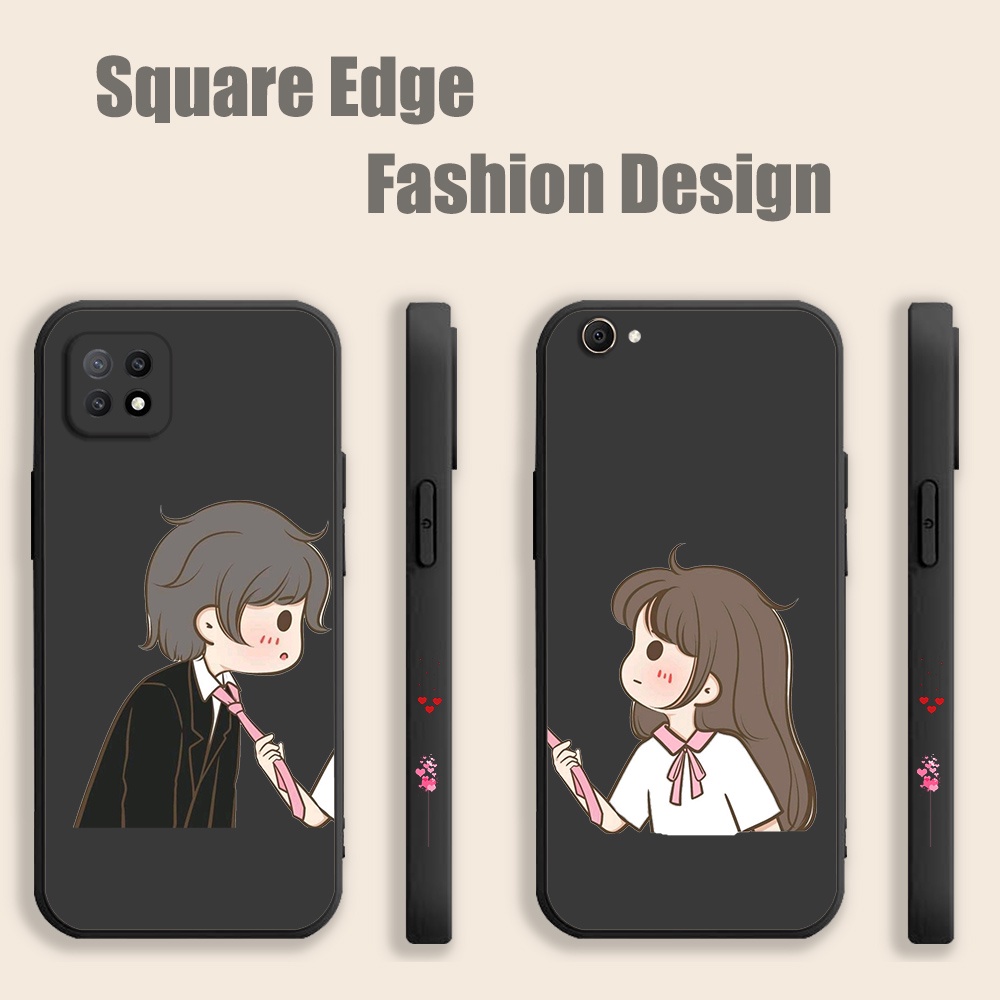 Matching Couple Cartoon BBA09 For Infinix Hot 9 11s NFC Note 10 11 12 Pro  Smart 6 Phone Case Square Edge | Shopee Malaysia