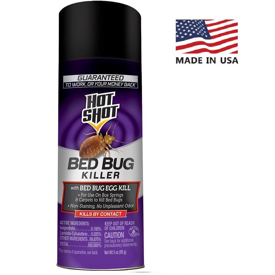 Hot Shot Bed Bug Killer Spray Aerosol 85g Shopee Malaysia